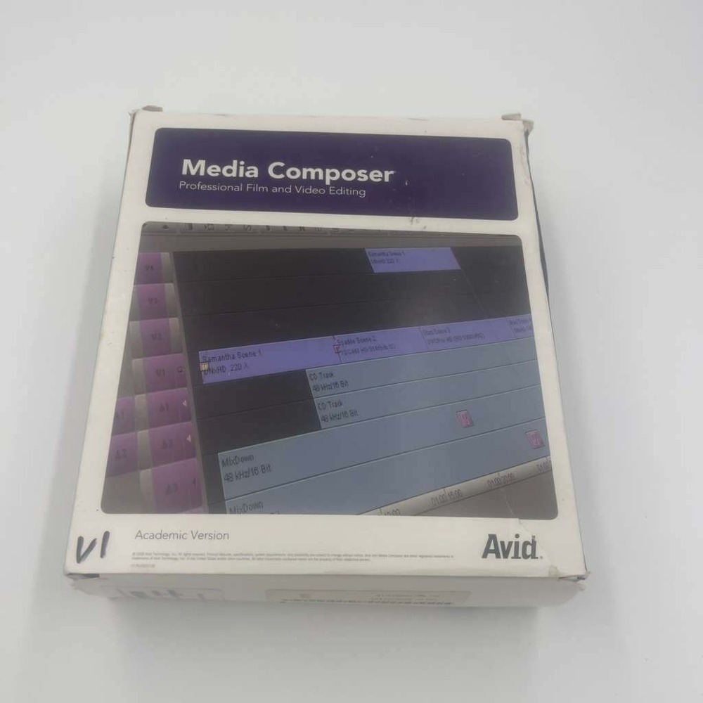Avid Media Composer Professional Film & Video Editing Software Academic‎ Version